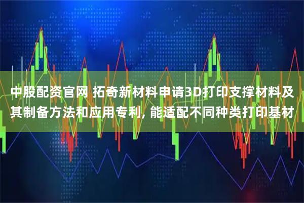 中股配资官网 拓奇新材料申请3D打印支撑材料及其制备方法和应用专利, 能适配不同种类打印基材